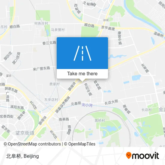 北皋桥 map