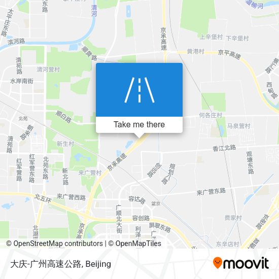 大庆-广州高速公路 map