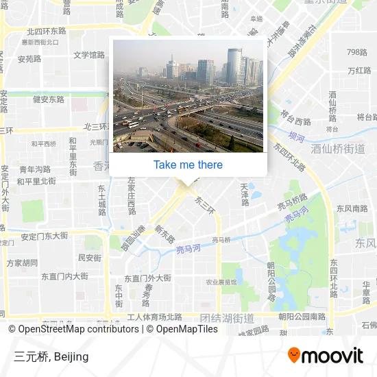 三元桥 map