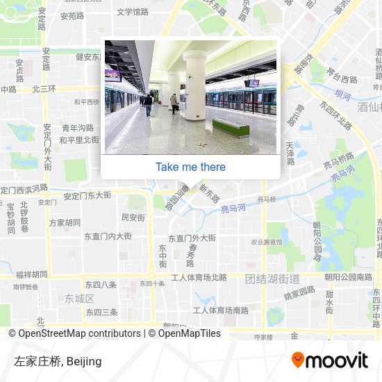 左家庄桥 map
