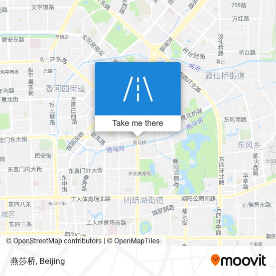 燕莎桥 map