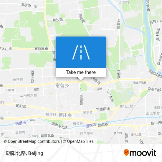 朝阳北路 map