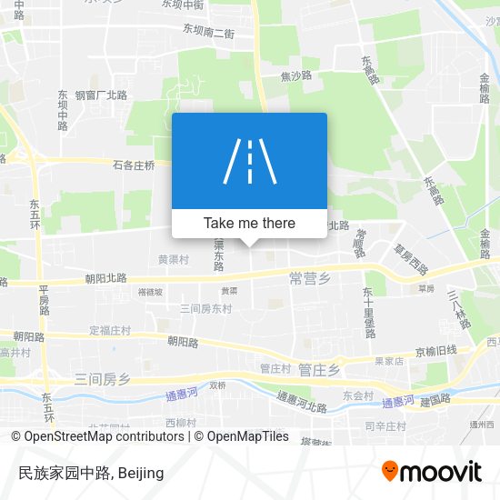 民族家园中路 map