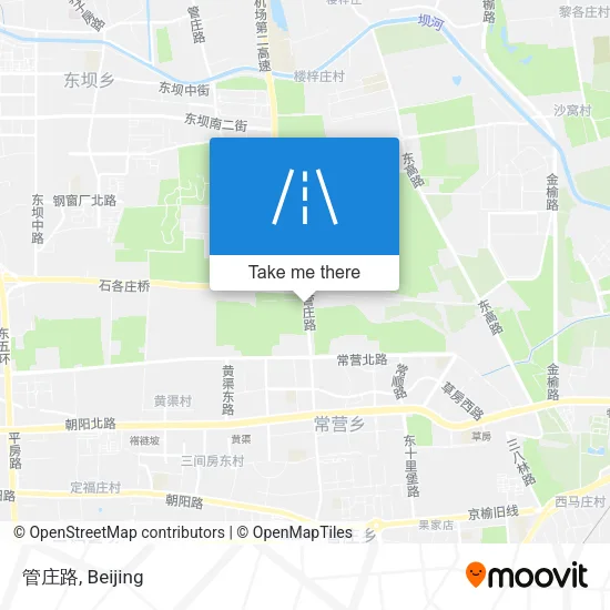 管庄路 map