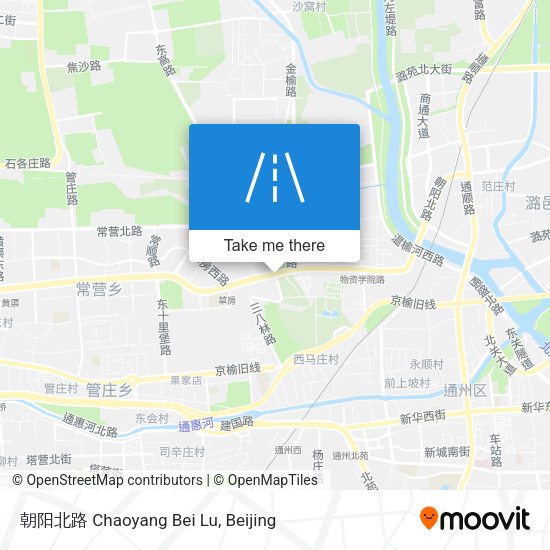 朝阳北路 Chaoyang Bei Lu map