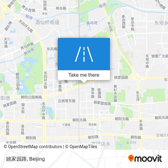 姚家园路 map