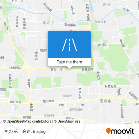 机场第二高速 map