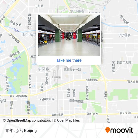 青年北路 map