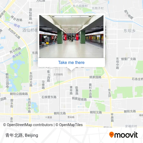 青年北路 map