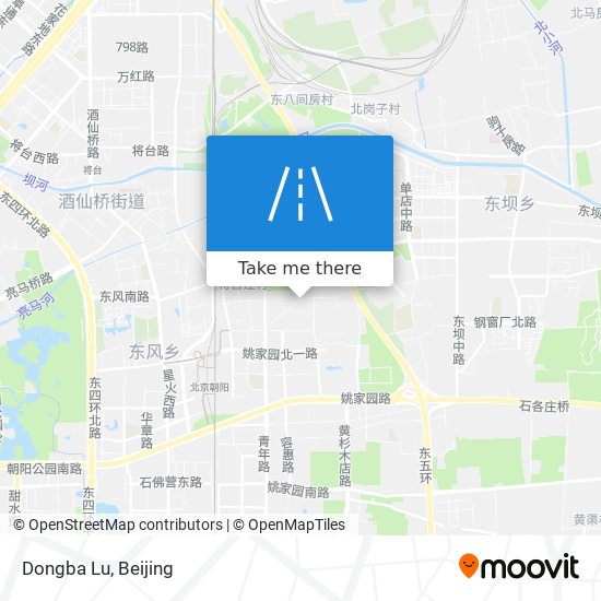 Dongba Lu map