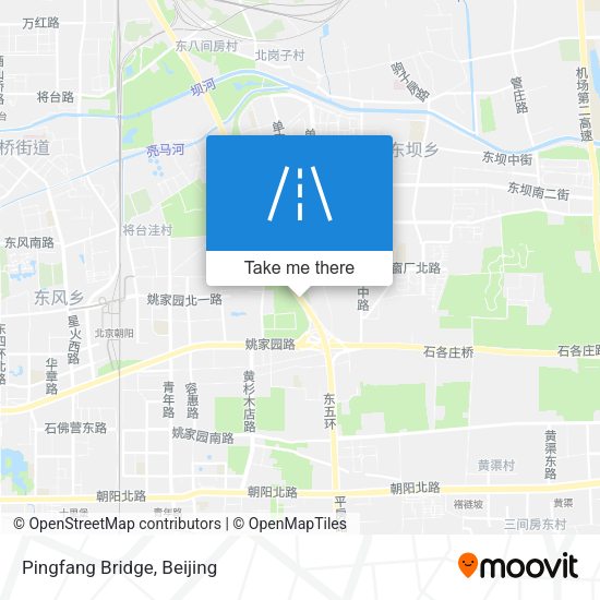 Pingfang Bridge map