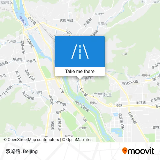 双峪路 map