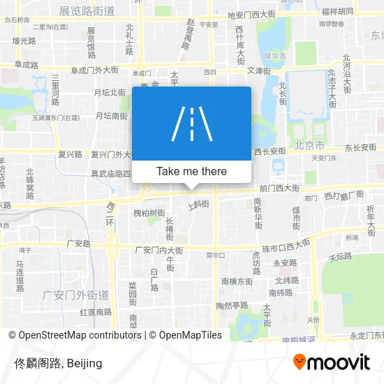 佟麟阁路 map