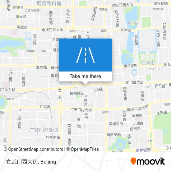 宣武门西大街 map
