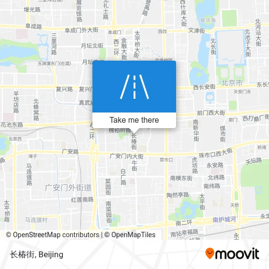 长椿街 map