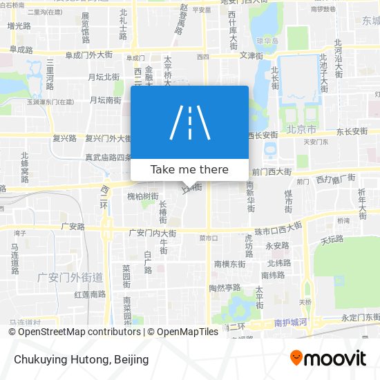 Chukuying Hutong map