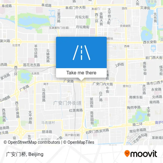 广安门桥 map