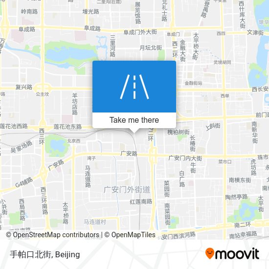 手帕口北街 map