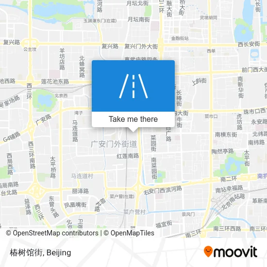 椿树馆街 map