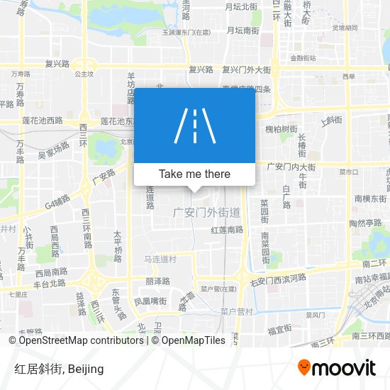红居斜街 map