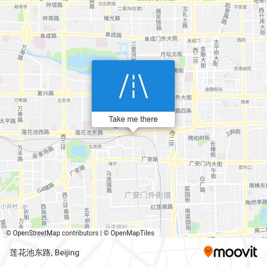 莲花池东路 map