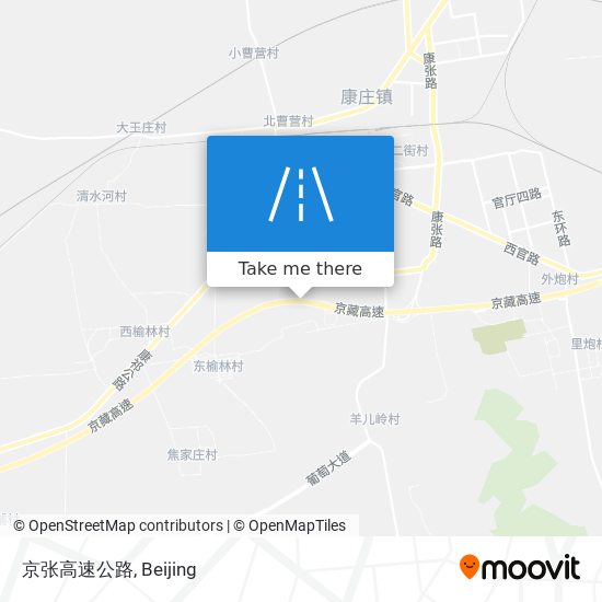 京张高速公路 map