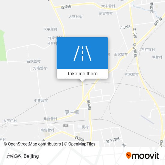 康张路 map