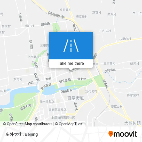 东外大街 map