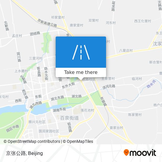 京张公路 map