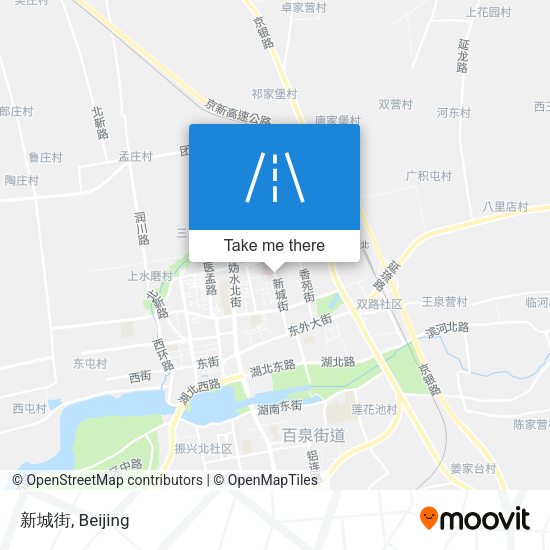 新城街 map