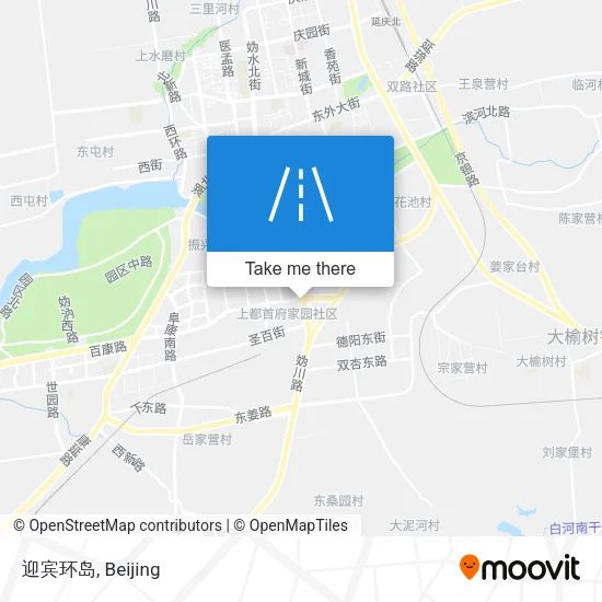 迎宾环岛 map