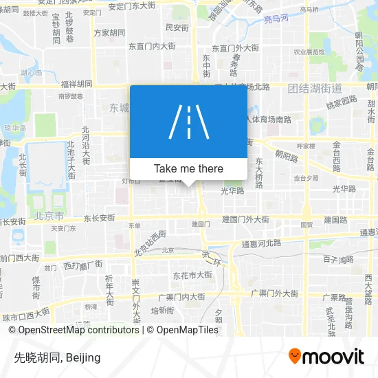 先晓胡同 map
