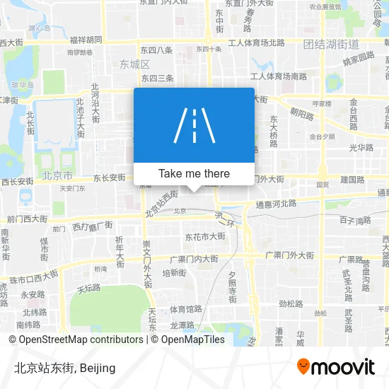 北京站东街 map