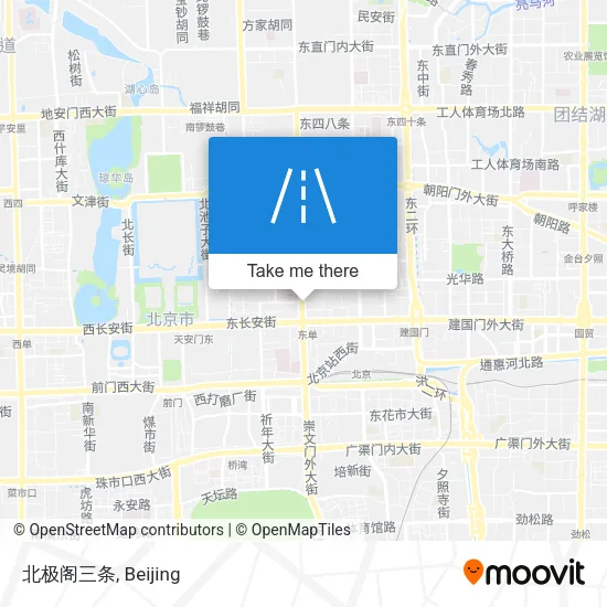 北极阁三条 map