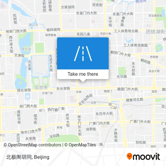北极阁胡同 map