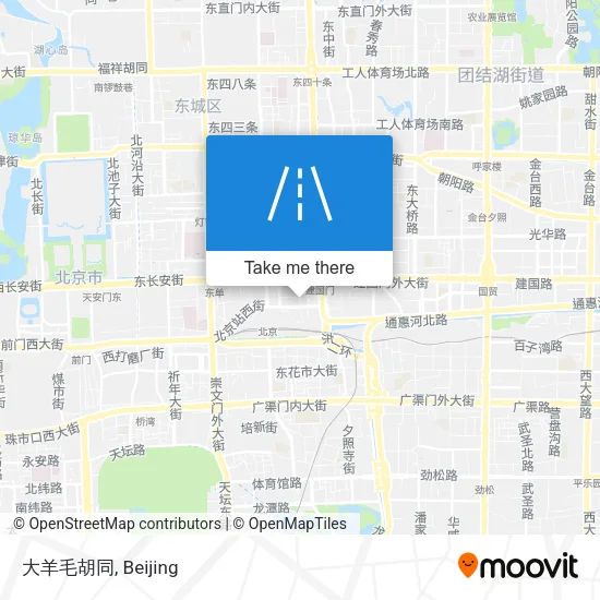 大羊毛胡同 map