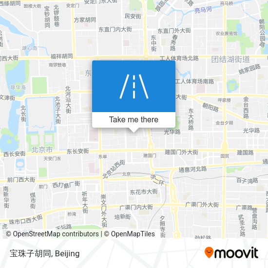 宝珠子胡同 map