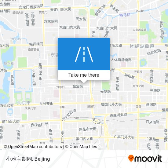 小雅宝胡同 map