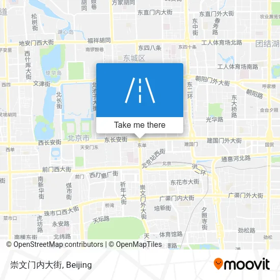 崇文门内大街 map