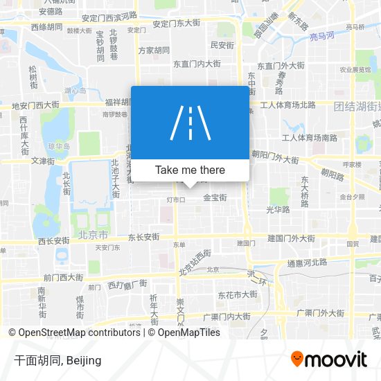 干面胡同 map