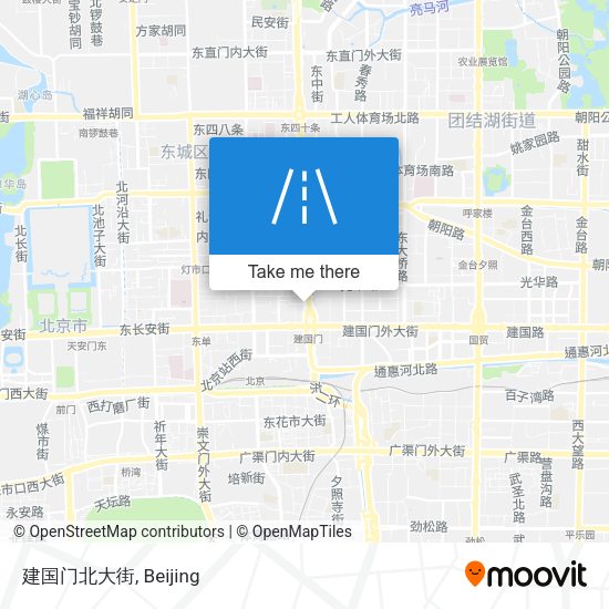 建国门北大街 map