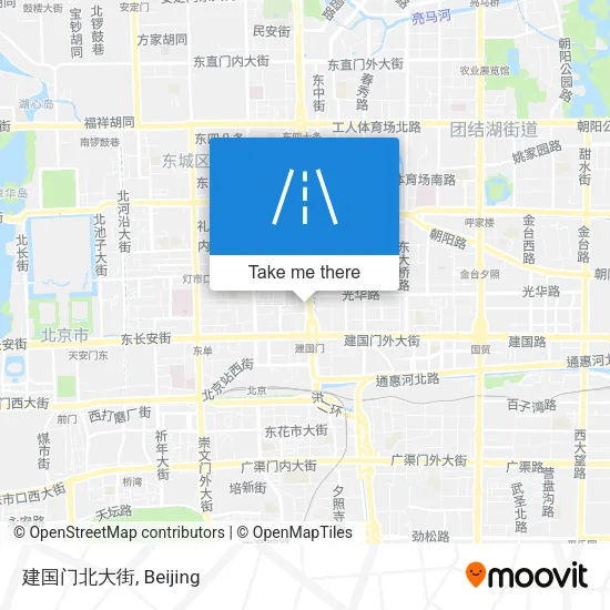建国门北大街 map