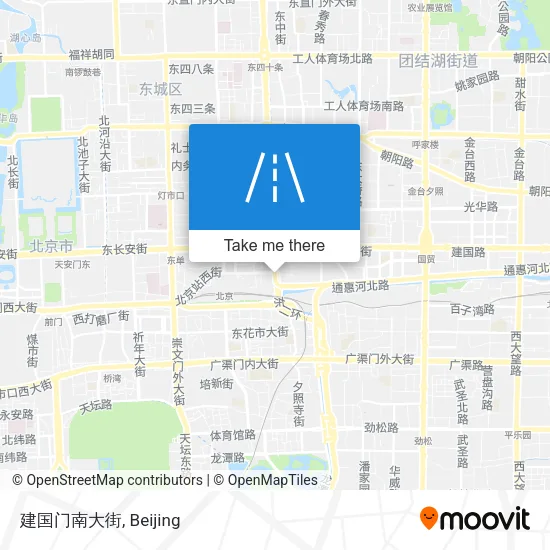 建国门南大街 map