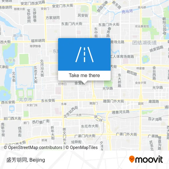 盛芳胡同 map