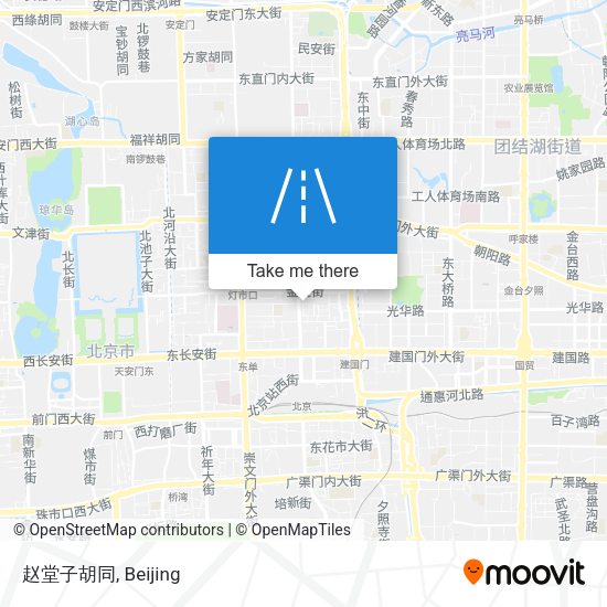 赵堂子胡同 map