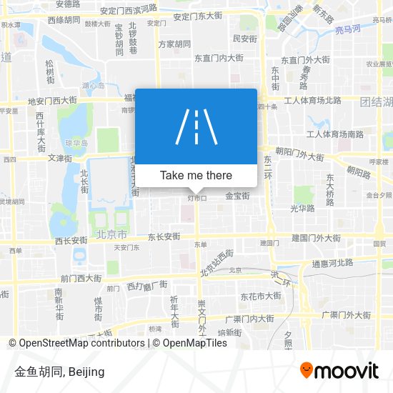 金鱼胡同 map