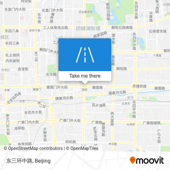 东三环中路 map