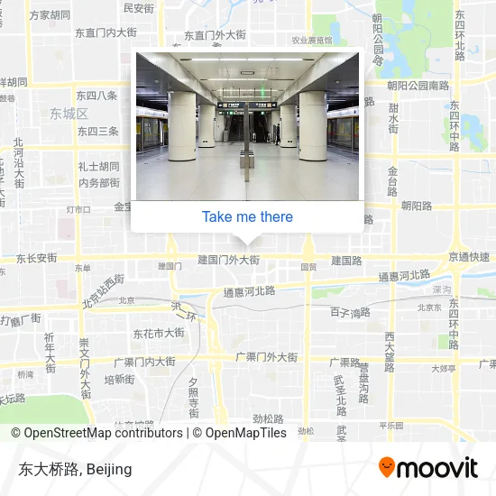 东大桥路 map
