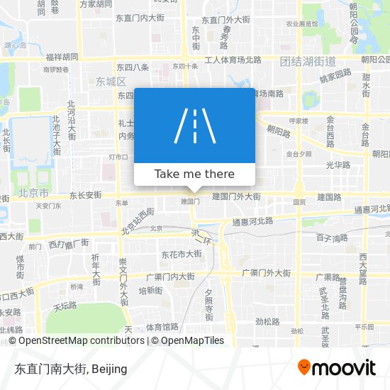 东直门南大街 map