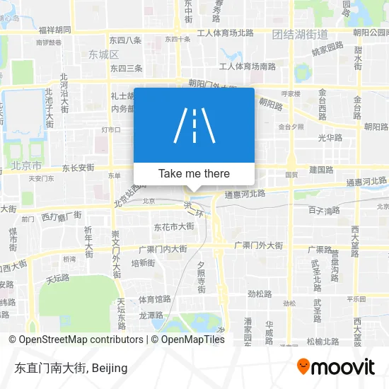 东直门南大街 map